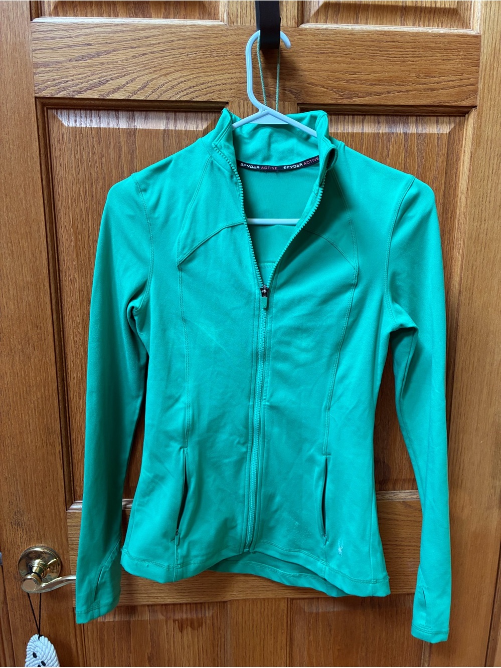 Spyder Teal Full-Zip Active Jacket - Women's